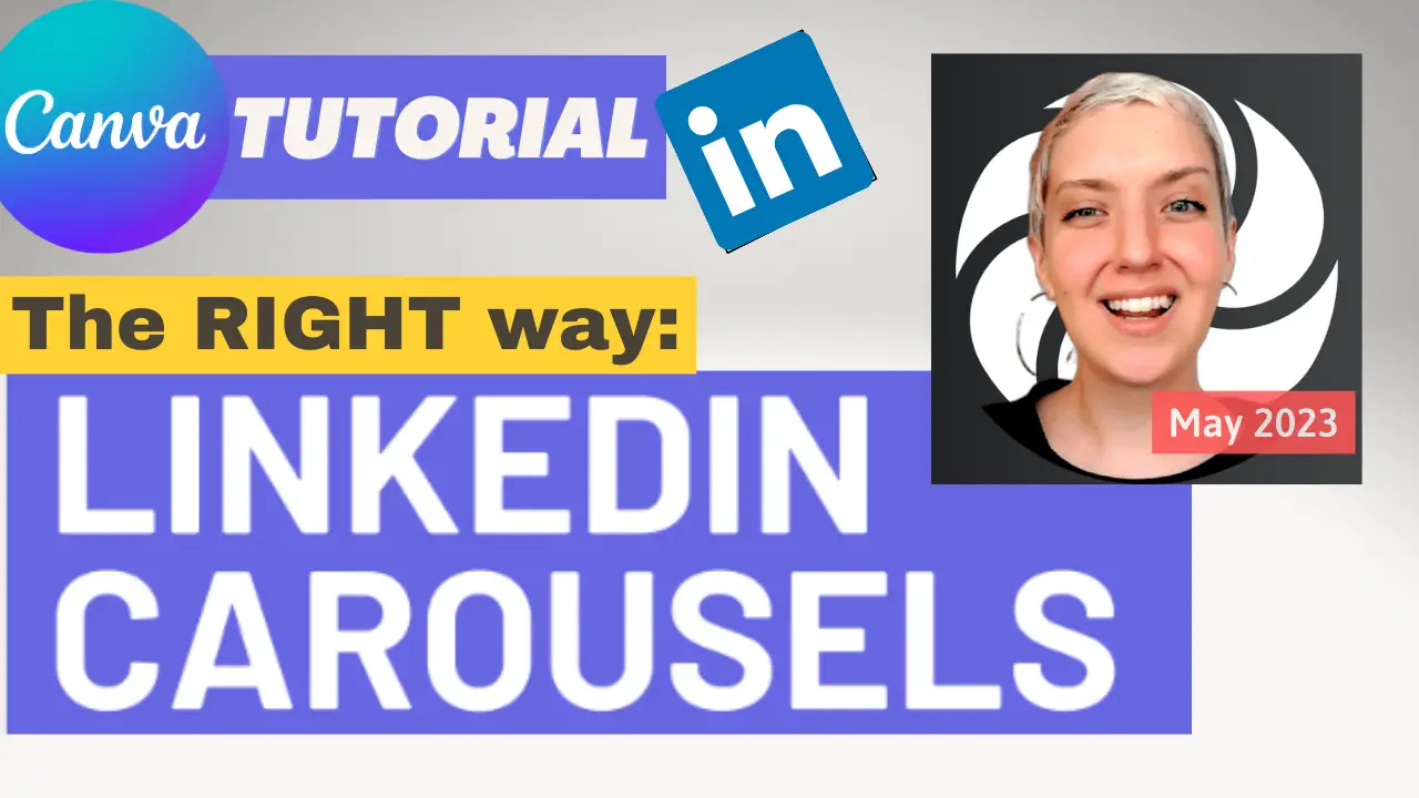 the right way to make linkedin carousels with canva size and file type