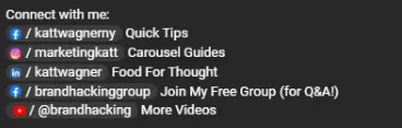 YouTube Tips social profile links in descriptions
