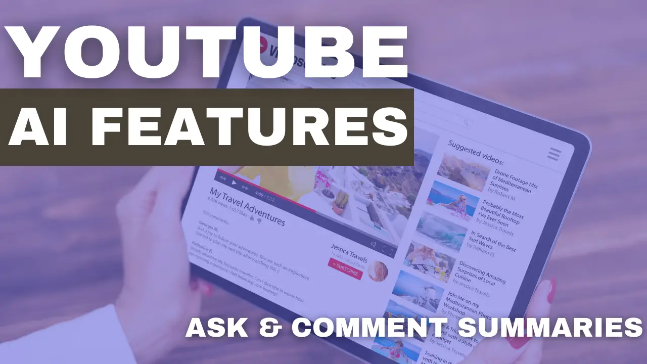 youtube ask button and comment summaries AI