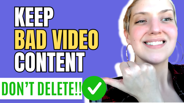 Should you delete YouTube Videos that underperform?